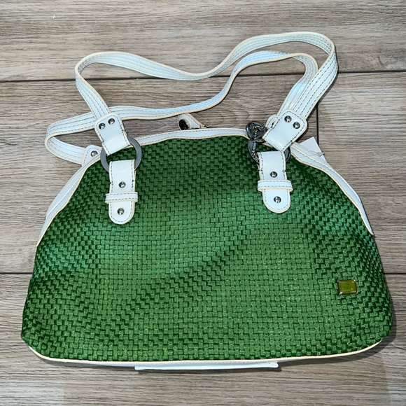 The Sak Handbags - ✨New✨The Sak Green Crochet Double Strap & Zipper Handbag💚